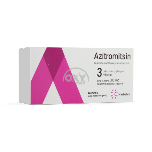 product-Азитромицин 500мг №3 табл.